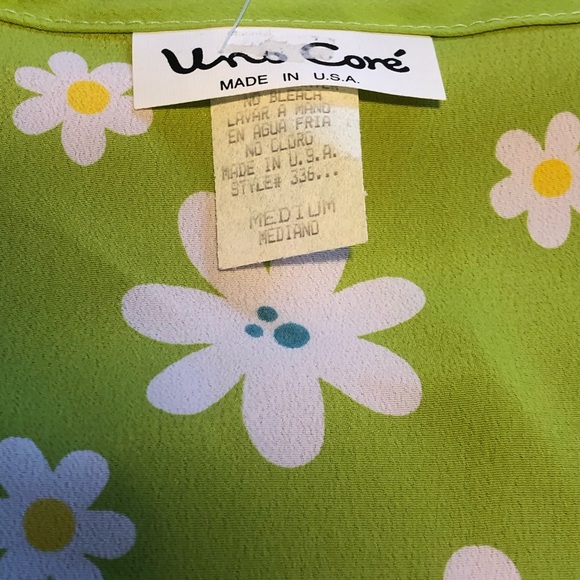 Floral Green Wrap Skirt - Picture 2 of 3